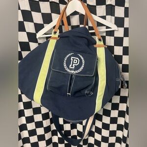 PINK Love Pink Canvas Duffle Weekender Travel Bag